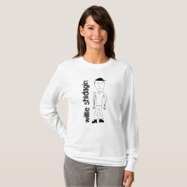 Willie Shidagin T-shirt met lange mouwen