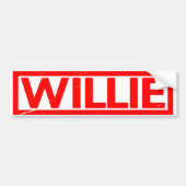 Willie Stamp Bumpersticker (Voorkant)
