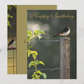 Willie Wagtail Happy Birthday (Voorkant / Achterkant)