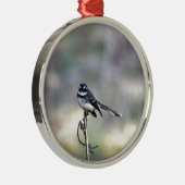 WILLIE WAGTAIL PLRAL QUEENSLAND AUSTRALIË METALEN ORNAMENT (Rechts)