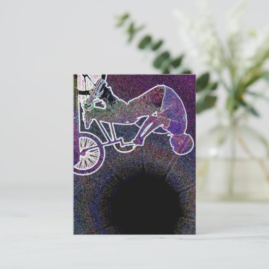 WillieBMX De gloedrand Briefkaart (Staand voorkant)