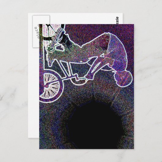 WillieBMX De gloedrand Briefkaart (Voorkant / Achterkant)