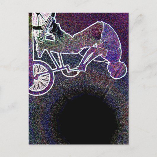 WillieBMX De gloedrand Briefkaart (Voorkant)