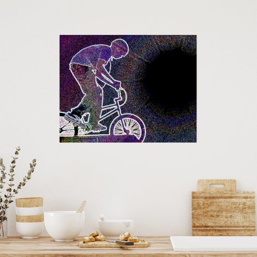 WillieBMX De gloedrand Poster (Keuken)