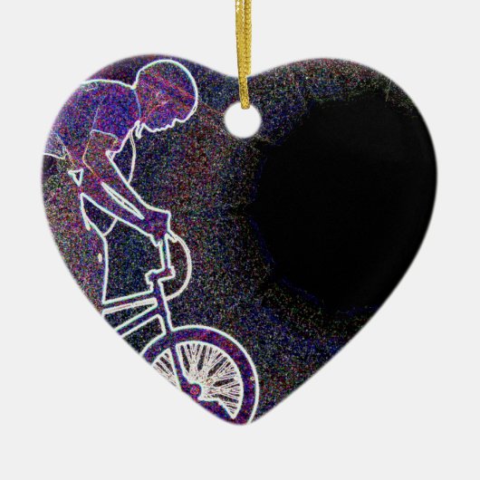 WillieBMX The Ggloing Edge Heart Ornament (Voorkant)
