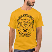 WILLIES CLEVER LOGO ASPINWALL BLACK T-SHIRT (Voorkant)