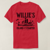 Willies Island Charters T-shirt (Design voorkant)