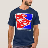 WILLIES PIGG LOGO AMERICA (GROOT) T-SHIRT (Voorkant)