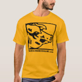 WILLIES PIGG LOGO BLACK (GROOT) T-SHIRT (Voorkant)