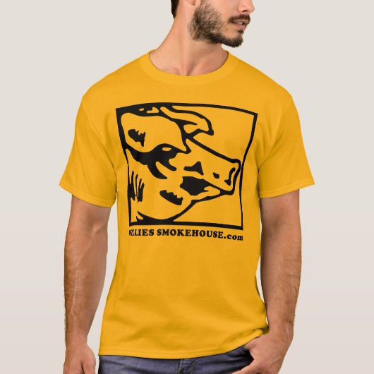 WILLIES PIGG LOGO BLACK (GROOT) T-SHIRT (Voorkant)