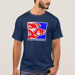 WILLIES SMOKEHOUSE AMERICA LOGO T-SHIRT