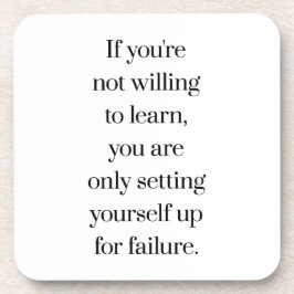 Willing om hard plastic Onderzetter te leren