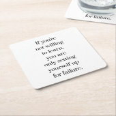 Willing om Onderzetter papier te leren (Schuin)