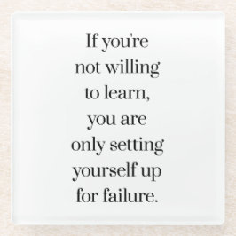 Willing om Onderzetter van glas te leren