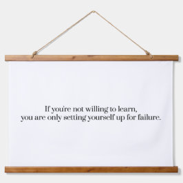 Willing om wandtapijt met houtoplossing te leren hangend wandkleed