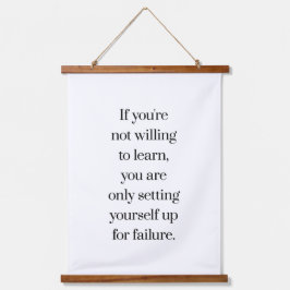 Willing om wandtapijt met houtoplossing te leren hangend wandkleed