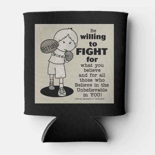 Willing to Fight Blikjeskoeler (Voorkant)