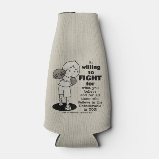 Willing to Fight Flesjeskoeler (Voorkant)