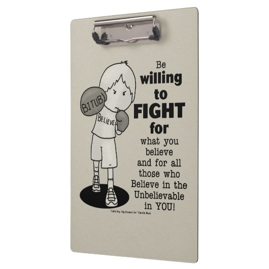 Willing to Fight Klembord (Links)