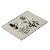 Willing to Fight Notitieboek (Linkerzijde)