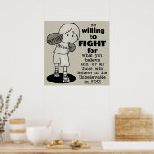 Willing to Fight Poster (Keuken)