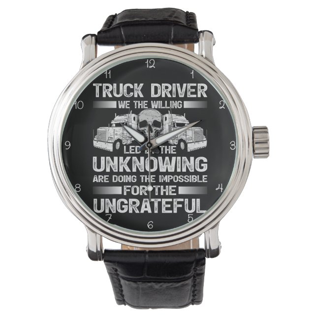 Willing Truck Driver: Impossible For Ungrateful Horloge (Voorkant)