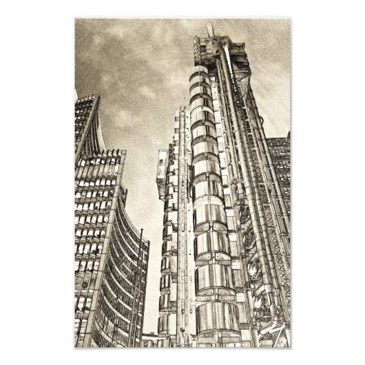 Willis Group en Lloyd's of London Foto Afdruk (Voorkant)