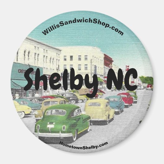 Willis Sandwich Shop Shelby NC Magnet (Voorkant)
