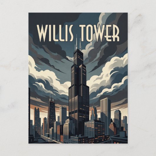 Willis Tower Briefkaart (Voorkant)