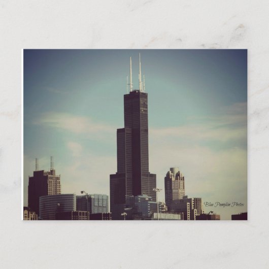 Willis Tower Chicago Briefkaart (Voorkant)