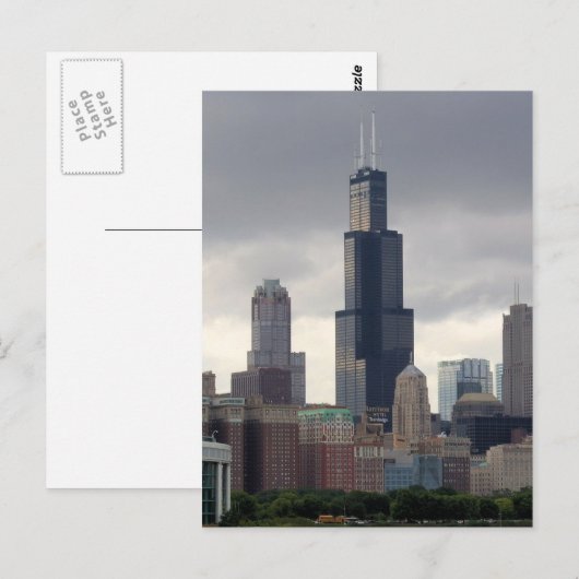 Willis Tower - Chicago, Illinois Briefkaart (Voorkant / Achterkant)