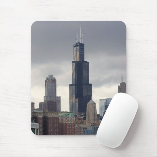 Willis Tower - Chicago, Illinois Mousepad Muismat (Met muis)