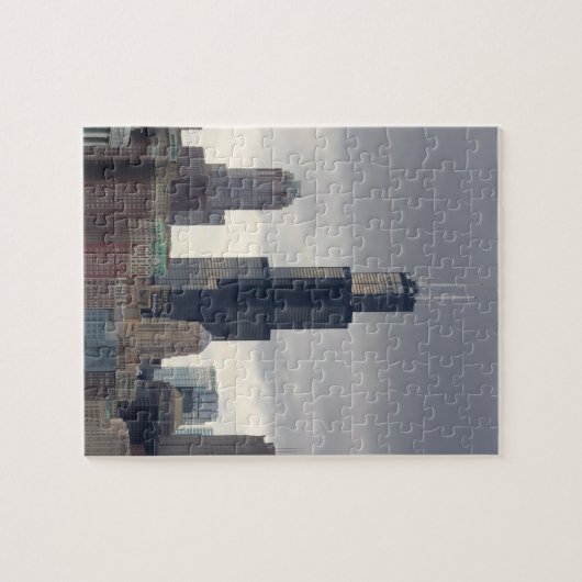 Willis Tower - Chicago Skyline - 8x10 - 110 pc Legpuzzel (Horizontaal)