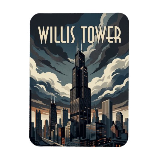 Willis Tower Magneet (Verticaal)