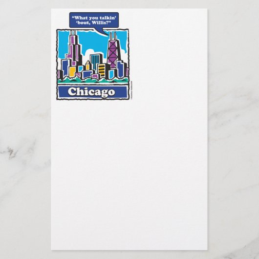 Willis Tower/Sears Tower Briefpapier (Voorkant)
