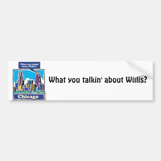 Willis Tower/Sears Tower Bumpersticker (Voorkant)