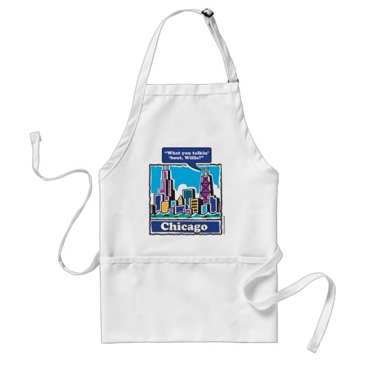 Willis Tower/Sears Tower Standaard Schort (Voorkant)