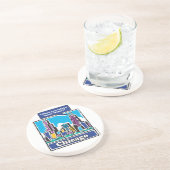 Willis Tower/Sears Tower Zandsteen Onderzetter (Zijkant)