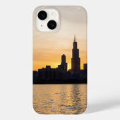 Willis Tower Sunset Silhouette Case-Mate iPhone Case (Achterkant)