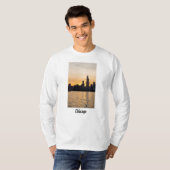 Willis Tower Sunset Silhouette T-shirt (Voorkant volledig)