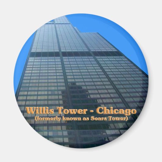 Willis Tower - voorheen bekend als de Sears Tower Magneet (Voorkant)