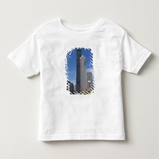 Willis Tower (voorheen de Sears Tower) looms Kinder Shirts (Voorkant)