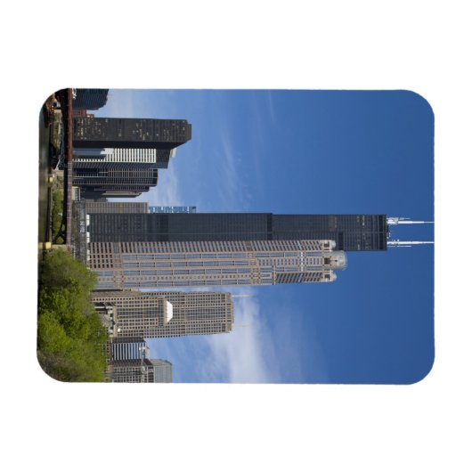 Willis Tower (voorheen de Sears Tower) looms Magneet (Horizontaal)