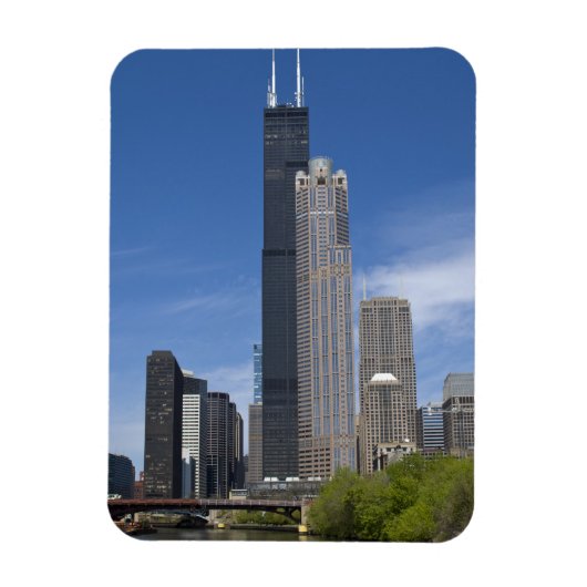 Willis Tower (voorheen de Sears Tower) looms Magneet (Verticaal)