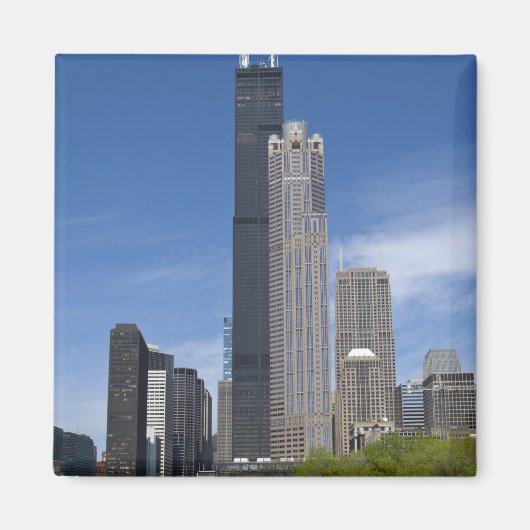 Willis Tower (voorheen de Sears Tower) looms Magneet (Voorkant)