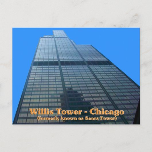 Willis Tower - vroeger bekend als de Sears Tower Briefkaart (Voorkant)