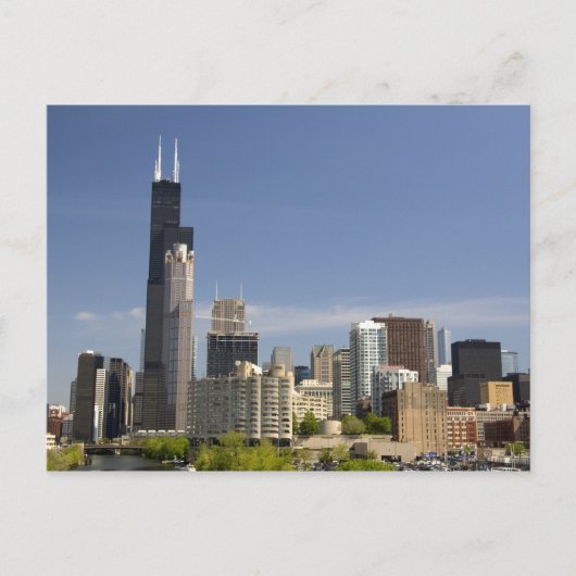 Willis Tower, vroeger bekend als de Sears Tower Briefkaart (Voorkant)