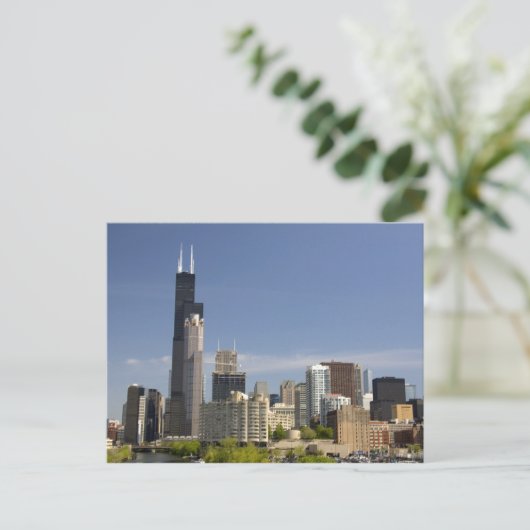 Willis Tower, vroeger bekend als de Sears Tower Briefkaart (Staand voorkant)