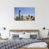Willis Tower, vroeger bekend als de Sears Tower Canvas Afdruk (Insitu (Slaapkamer))