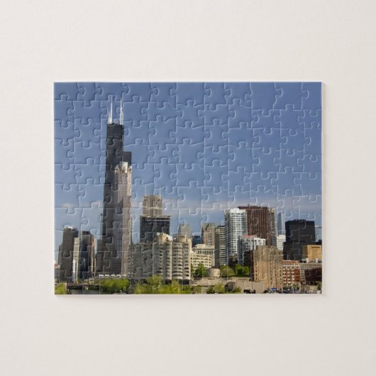 Willis Tower, vroeger bekend als de Sears Tower Legpuzzel (Horizontaal)